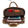 Backpack Men Crazy Horse Leather Antique Vintage Design Business Briefcase Laptop Bag Fashion Attache Messenger Bag Tote Portfolio 7146d