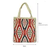 Sacs de soirée Femmes Boho Sac à bandoulière Polyvalent Tricoté Hobo Mode Voyage Imprimé Sac à main Rétro Satchel Sacs à main Automne Hiver