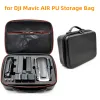 Bolsa de armazenamento para dji mavic air, bolsa de armazenamento para corpo de drone, bateria com controle remoto, bolsa pu para dji mavic air eva, acessório de caixa