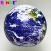 PVC Airtight Giant Inflatable Earth Areth Planet Balloon Colorful LED Lights 6MD（20フィート）