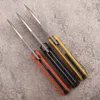 1Pcs New A2267 High End Flipper Knife 14C28N Stone Wash Tanto Point Blade CNC G10 Handle Ball Bearing Fast Open EDC Pocket Knives