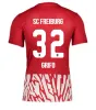 Freiburg 2023 24 Sc Eggestein Mens Soccer Jerseys Holer Kyereh Lienhart Sallai Ginter Grifo Doan Holer Home Away Football Shirt