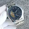 U1 Top-grade AAA Bretiling AVI Relógio Masculino de Luxo Designer Relógio de Movimento Mecânico Automático 42mm 316L Aço Inoxidável de Alta Qualidade Transparente Relógio de Pulso 34