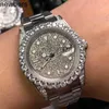 Diamonds AP-Uhr Apf Factory Vvs Iced Out Moissanit Can Past Test Luxury Diamonds Quartz Movement Iced Out Sapphire Mechanical Life Waterproof Steel Wristba2HSE