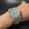 SuperClone Ap Diamond Diamonds Watch Pass Test Movimento al quarzo vvs Iced Out Sapphire Watch Vvs Moissanite Automatic Sier Acciaio 904l di alta qualità Sapphire Watc