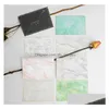 Other New Arrival Stam Fancy Paper Customizable Greeting Card Year Marble Pattern Folding Cards Xmas Gift Drop Delivery Jewe Dhgarden Dhbe9