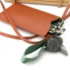 أزياء Womens Mobile Phone Wallet Bag Pu Leather Messenger Solid Color Mini Mini Mobile Bag Bag Bag Bage
