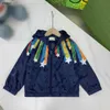 Luxuriöse Kinderjacken, Kapuzen-Sonnenschutzkleidung für Kinder, Größe 100–160, bunter Meteor-Design-Babymantel, Jungen- und Mädchen-Oberbekleidung, 24. Februar 2020