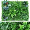Panneau mural de plantes artificielles vertes 40x60cm, en plastique, pour pelouse extérieure, tapis, décor de maison, arrière-plan de mariage, fleur d'herbe, 240219