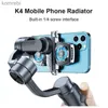 Andere accessoires voor mobiele telefoons Telefoon Gamer-koeler Halfgeleider Dubbele koelventilator Radiator Smartphone-temperatuurdisplay Koellichaam Mobiele telefoon Gamer USB-koelers 2402