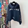 Ami Sportswear Autumn Designer Bluza Bluza Męska Bluza Kobiet Graffiti Printing Hoodie Street Street Letter Pullover Hip Hop Long Sleved Top Coat