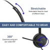 Headphone/Headset 2022 Wired Headphones USB 3.5mm Headset with Noise Canceling Mic Telephone Operator Office Wired Headsets PC Call Center Headset