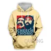 Męskie bluzy z kapturem Cheech Chong 3D drukowane modne bluzy HARAJUKU Z kapturem Tops Ubranie dla kobiet/mężczyzn K01