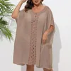 Abbigliamento etnico Donna Pullover a maniche lunghe in viscosa Abito musulmano per costumi da bagno da preghiera 2024 Maillot De Bain Femme