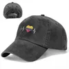 Ball Caps Venezuel Heartheat Heart Heart Family Men Women Baseball CAP I Love Venezuela Country Flag Cotton Cotton Hats Snapback Hat