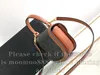 12A All-New Mirror Quality Designer Mini Handle Bag Womens Genuine Leather Flap Bags Luxurys Handbags Brown Calfskin Purse Crossbody Shoulder Strap Box Bag