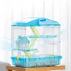 Decorative Figurines Hamster Cage Super Luxury Acrylic House Special Toys