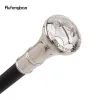 Vit frimurer Freemasons VG Totem Relief Walking Cane Fashion Walking Stick Gentleman Crosier Knob Walking Stick 93cm