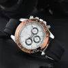 Topmerk luxe mode duikhorloge heren waterdichte luxe horloges quartz horloge roestvrijstalen wijzerplaat casual bracele horloge