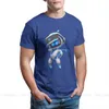 Herren T-Shirts Astrobot Mode T-Shirts Astro's Playroom Bot CPU Plaza Spiel Männlicher Stil Reine Baumwolle Tops Shirt Rundhals Große Größe