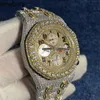 Luxury Diamonds AP Watch Apf Factory Vvs Iced Out Moissanite Can past Test Luxury Diamonds Quartz Movement Iced Out Sapphire Stones Gold Silver t Op Quality Out 2BQ2