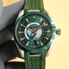 French Brand Mechanical Men's Sapphire Mirror Earth Gauge Glamour Watch