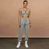 Designer Brand Womens Tracksuits Women Navel-baring Tank Top Tie-up Trousers Two-piece Sports Fitness Running Suit Jogging Clothes Vest Sweatpant Outdoor sports set