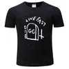 Męskie koszulki T-shirt Men O-Neck GG Allin Tombstone Live Fast Die Graphic Tee Shirt Shot Shirt na letni prezent