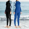 Женский купальник, гидрокостюм для женщин, гидрокостюм, защита от солнца, полная длина, лето