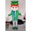 Professionele op maat gemaakte groene elf mascottekostuum karakter mascotte kleding Kerstmis Halloween Party Fancy Dress