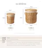 Laundry Bags Wicker Dirty Clothes Storage Basket Cloth Frame Storages Box Hamper Rattan