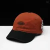 Ball Caps Peaked Cap Men's Spring And Autumn Street Handsome Korean Style Fashionable Wide Baseball Ins Soft Top Sun Hat