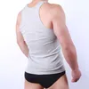 Débardeurs pour hommes Hommes Undershirt Gym Entraînement Stringer Fitness T-shirt Batteur Hommes Sans Manches Gyms Gilets Coton Singlets