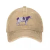 Ball Caps The Purple Cow Cowboy Hat Luxury Cap In Women'S Men'S
