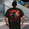 Erkekler için Tshirts 3d Japon Samuray Baskılı Erkek Giyim Sokağı Harajuku Üstler Günlük Günlük Kısa Kısa Kişili Büyük Boy Tees 240220