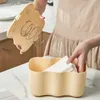 Tissue Boxes Napkins Nordic Decorative Tissue Box Household Dorm Bathroom Paper Holder Cute Coffee Table Bedside Napkin Tissue Dispenser with Spring Q240222