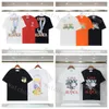 T-shirt Casablanca T-shirt oversize di lusso da uomo di design Dreamland Gate casa T-shirt da uomo a maniche corte stampata casa sia per uomini che per donne