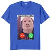 T-shirt da uomo John Pork Is Calling Shirt 2024 Trend Fans Graphic Tee Tops O-Collo in cotone T-shirt casual unisex morbida Taglia EU