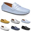 Gai Gai Gai New Fashion Classic Daily Breattable Spring, Autumn och Summer Low Top Business Soft Covering Plat Sole Men's Cloth Dress Shoes Män