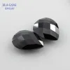 Perles 5A poire Double damier cubique zircone pierre multicolore brillant coupe pierres CZ en vrac pierres précieuses synthétiques perles pour bijoux