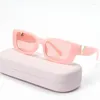 Óculos de sol Retro Menção de gato de gato para mulheres 2024 luxuros / óculos de sol Homens de moda de moda com dobradiças de metal