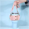 Nyhetsartiklar Kreditkortshållare Keyring Pu Leather Portable Water Bottle Carrier Strap 40 Oz 30 Tumbler With Hands Drop Delivery Hom DHCJ5