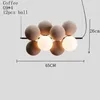 New Flocking Ball pendant Chandelier lighting Swedish Creative glass Ball lamp living dining room bedroom suspension luminaire