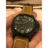 Mens Luxury Panerais Watch Luminor Watches Designer Men Automatisk schweizisk rörelse Storlek 44mm läderband Business Wristwatch