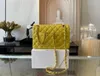 10A Cuero de alta calidad Calidad de espejo Clásico Caviar Flap Bag Diseñador Mujeres Cross Body Bags Lujos Diseñadores Bolso de hombro Bolso de mano con caja