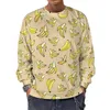 Sweats à capuche pour hommes Hip Hop Banana Graphic Sweatshirts Funny Fruit 3D Pulls imprimés pour hommes Vêtements Mode Femmes Streetwear Boy Y2k Long