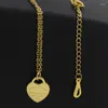 Collane a ciondolo Fashion Fashion Luxury Love Collana Donne Paragrafo Clavicola Gold Cuore Pesca gioielli