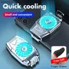 Other Cell Phone Accessories Universal Mobile Phone Cooler Radiator Turbo Hurricane Game Cooling Fan Case Cellphone Cool Heat Sink For IPhone Samsung 240222