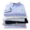 Polo décontracté pour hommes Ralphs à manches longues printemps et automne coton d'affaires Oxford sans fer slim Paul chemise formelle de haute qualité 8842ess JUR8