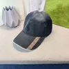 Sombrero de diseñador Moda de lujo Gorra de béisbol Hombres para mujer de alta calidad Ocio Clásico Gorras Casquette Letras Imprimir Deportes al aire libre Viajes Sombrero ajustable